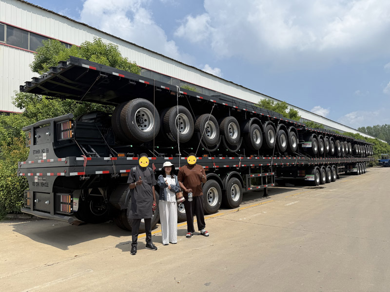 โรงงาน Luyi ยินดีต้อนรับแขกชาวเบนิน: ไซต์การผลิตรถกึ่งพ่วงนำเข้าสู่บทใหม่ของความร่วมมือ