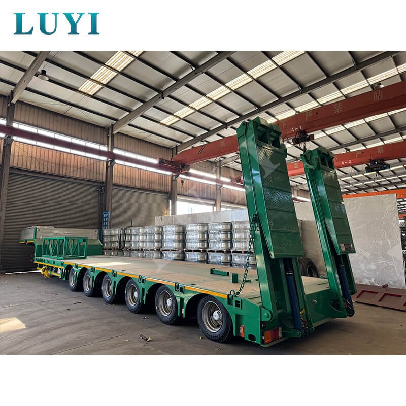 ข้อกำหนดในการปรับตัวที่กำหนดเอง: รถกึ่งพ่วงพื้นต่ำ Luyi 6 เพลาจัดส่งไปยังเอธิโอเปียได้สำเร็จ