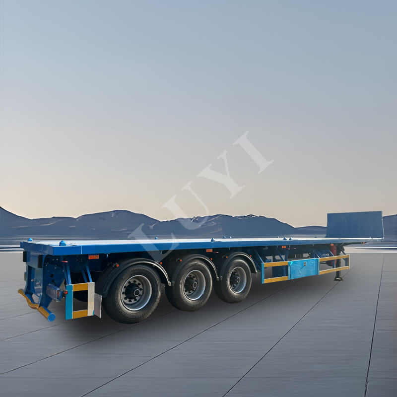 รถกึ่งพ่วงพื้นเรียบ 3 เพลา 40 ตัน