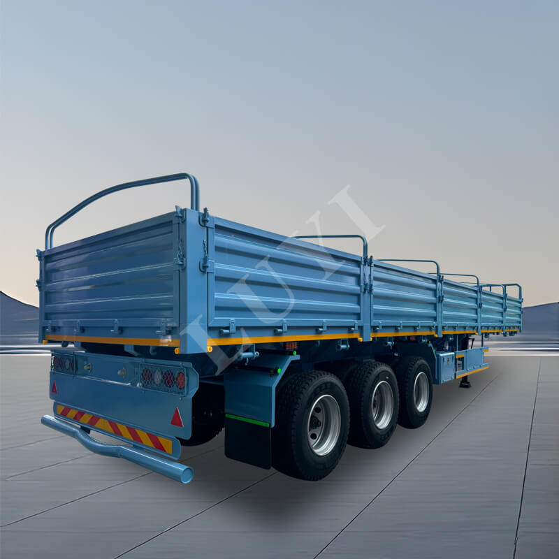 รถกึ่งพ่วงบรรทุกสินค้าแห้งเทกอง 3 เพลา 60 ตัน