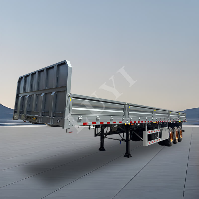 รถกึ่งพ่วงรั้ว 3 เพลา 60 ตัน รถกึ่งพ่วงรั้ว 3 เพลา 60 ตัน