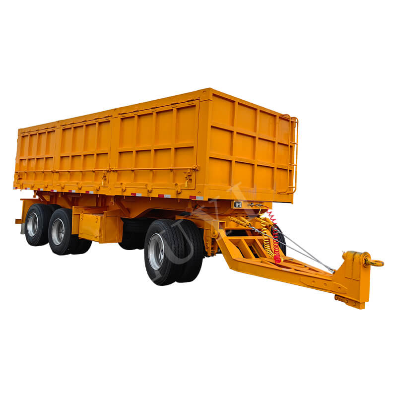 3-Axle Double-Rod Side-Tipping Dump Semi-Trailer