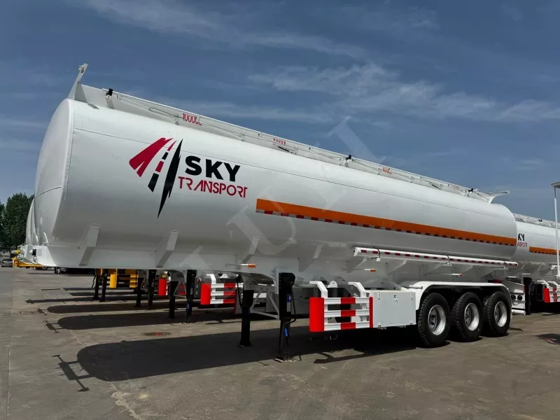 3 เพลา 40000 ลิตรเทรลเลอร์ถังเหล็กคาร์บอน