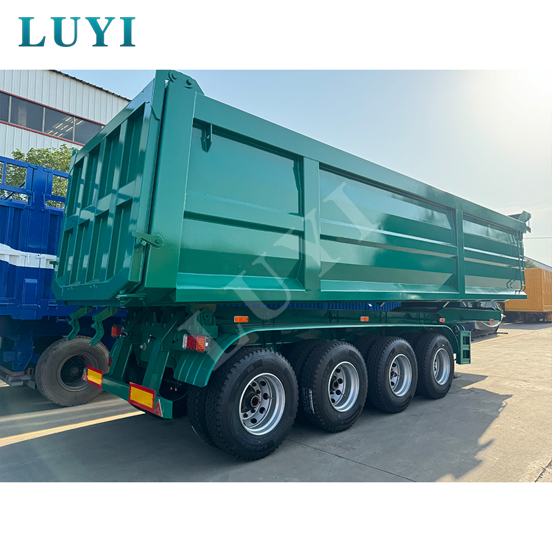 การเพิ่มน้ำหนักบรรทุกให้กับยูกันดา: รถพ่วงดัมพ์ 4 เพลาของ LUYI ขับเคลื่อนประสิทธิภาพการก่อสร้างและการขุดอย่างไร