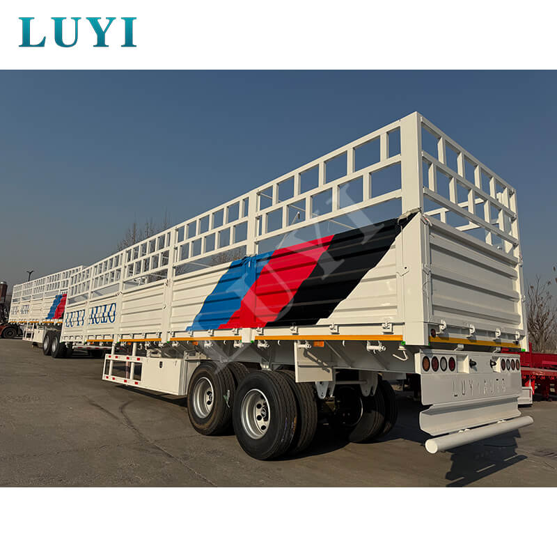 ขายรถกึ่งพ่วงรั้วสูง 30 ตัน 60 ตันคุณภาพสูง