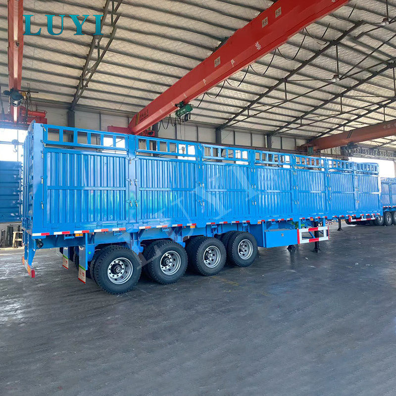 LUYI รถพ่วงติดผนัง 3 เพลา: ตัวเลือกระดับมืออาชีพสำหรับการขนส่งสินค้าจำนวนมากที่ปลอดภัย