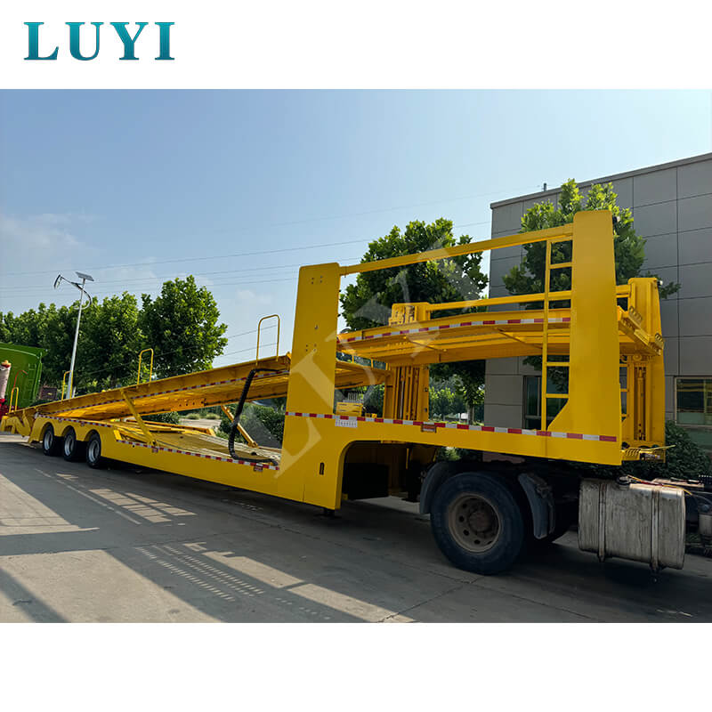 LUYI 4 Axles10 รถพ่วงลากจูงรถยนต์ 40 ฟุต