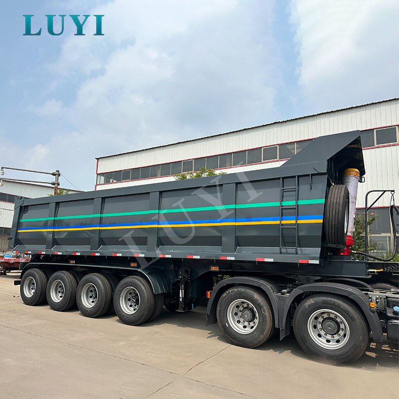 LUYI Heavy-Duty End Dump Trailer: สร้างขึ้นเพื่อประสิทธิภาพที่ไม่ลดละ