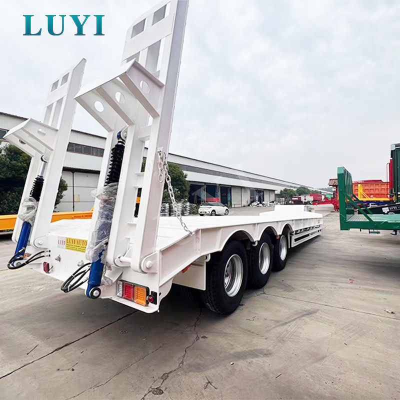 LUYI Heavy-Duty Low Bed Semi-Trailer: ตัวเลือกระดับมืออาชีพสำหรับการบรรทุกหนัก